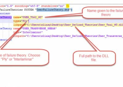 Add a user-defined failure theory in NX Laminate Composites