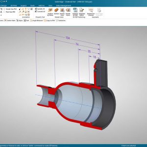Model based definition in Siemens Solid Edge 2023