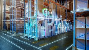 A smart warehouse powered by AI