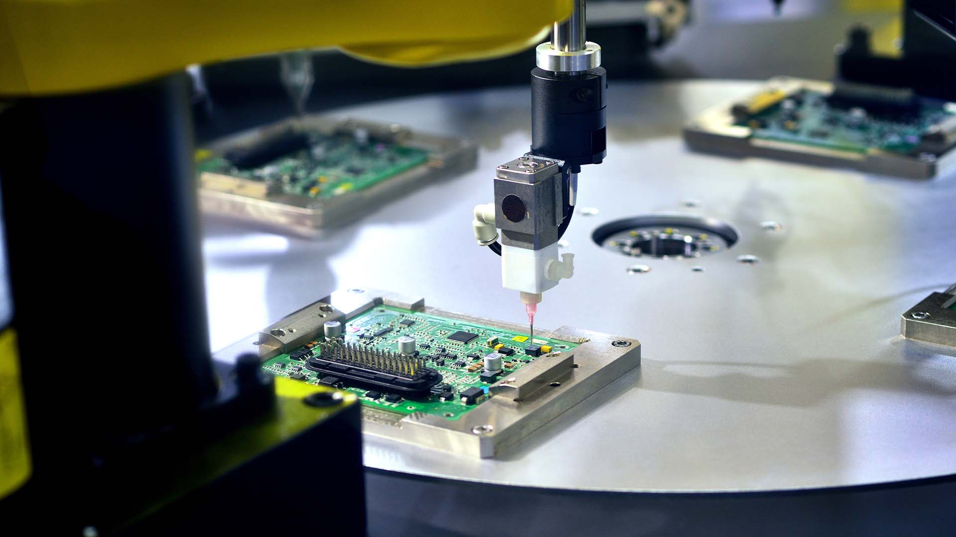 A circuit board production line