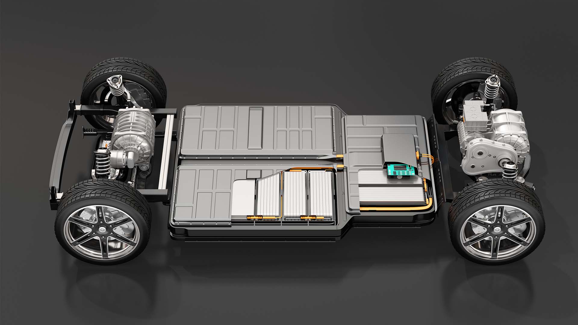 An electric vehicle chassis
