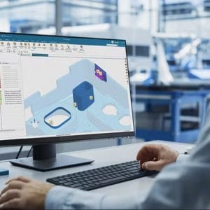 Man using NX X Design Advanced