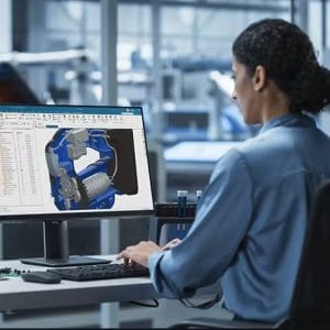 Woman using NX X Design Premium