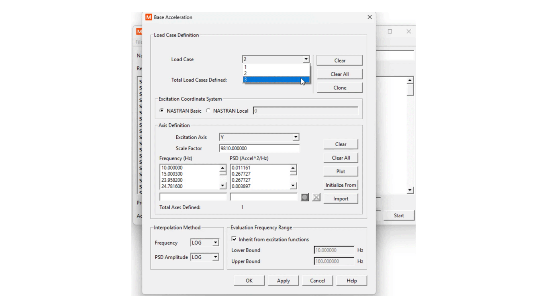 SATK base acceleration dialog
