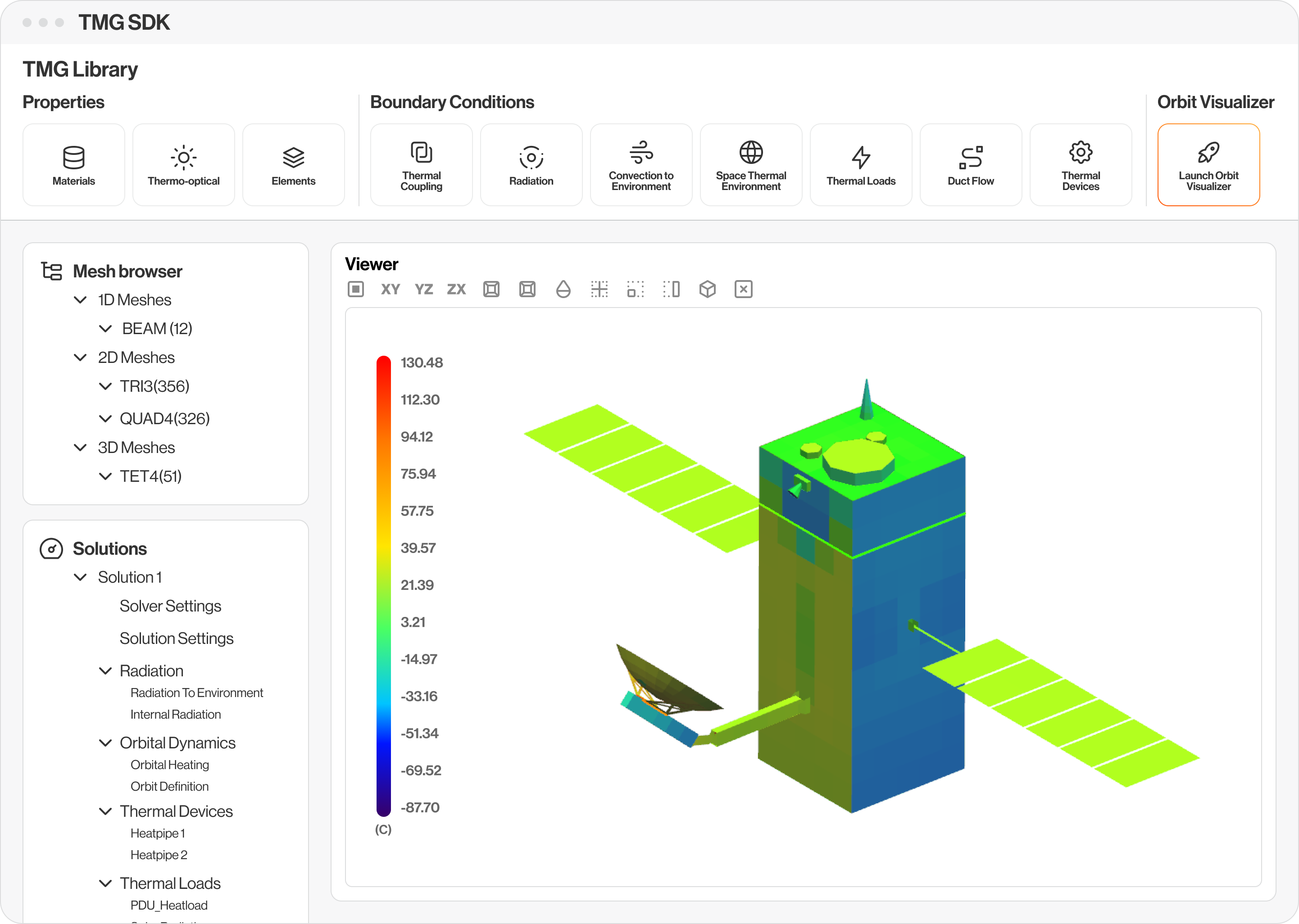 tmg-sdk-high-performance-thermal-engine Screenshot of the TMG SDK integrated into an application