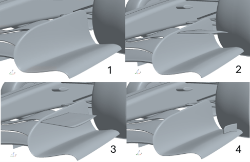 f1-studied-geometries Formula 1 Car studied geometries